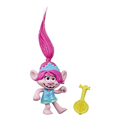 DreamWorks Trolls World Tour Trolls 4er-Pack, Puppen-Kollektion mit DreamWorks Poppy, Branch, Barb und Tiny Diamond, für Kinder ab 4 Jahren von Hasbro Trolls