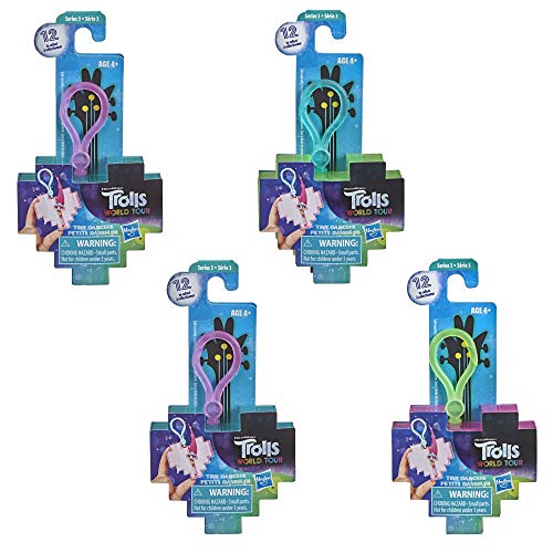 DREAMWORKS TROLLS World Tour Tiny Dancers Überraschungspack 4er-Set Serie 3, Tiny Dancers Figuren, Clips, Ringe und Brille, für Kinder ab 4 DREAMWORKS TROLLS World Tour Tiny Dancers Überraschungspack 4er-Set Serie 3, Tiny Dancers Figuren, Clips, Ringe und Brille, für Kinder ab 4 von DREAMWORKS TROLLS