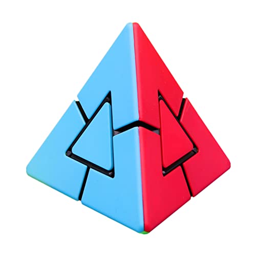 Tropibed 2×2 Pyraminx Zauberwürfel 2×2×2Pyramide Würfel Kreativer Würfel 3D Puzzle Spiele für Kinder Erwachsene Brain Teaser Puzzle Cube, MF0010 von Tropibed