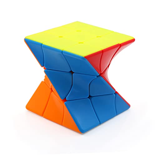 Tropibed 3×3 Twisty Skewb Zauberwürfel 3×3 ×3 Twisty Skewb Würfel 3x3 Kreative Kreativer Würfel 3D Puzzle Spiele für Kinder Erwachsene Brain Teaser Puzzle Cube, MF0014 von Tropibed