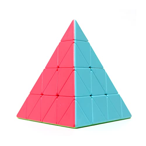 Tropibed 4×4 Pyraminx Zauberwürfel 4×4×4 Pyramide Würfel Kreativer Würfel 3D Puzzle Spiele für Kinder Erwachsene Brain Teaser Puzzle Cube von Tropibed