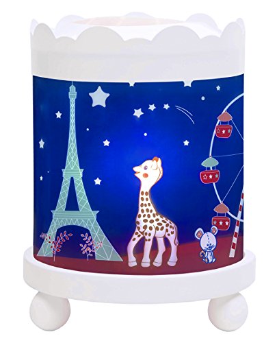 Trousselier 43 m65wgb 12 V Merry Go Round Sophie die Giraffe Paris Nacht Lampe von Trousselier