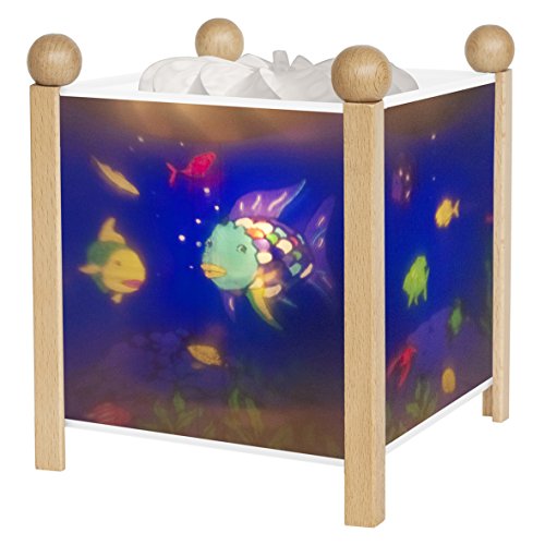 Trousselier Nachtlampe, Snowshoe Pair 12 V „Magic Lantern Rainbow Fish&ldquo 4366 von Trousselier