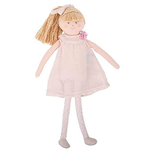 Trousselier Puppe aus Stoff, 30 cm, Leinenstoff, ideales Geschenk zur Geburt, puderrosa, 1 Stück Trousselier Puppe aus Stoff, 30 cm, Leinenstoff, ideales Geschenk zur Geburt, puderrosa, 1 Stück von Trousselier