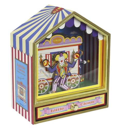 Trousselier - Tanzende Clowns - Traditionelle Spieluhr - Sammlerstück - Ideal für Kinder - Musik aus 4 Jahreszeiten - Der Frühling von Vivaldi - Farbe grün von Trousselier