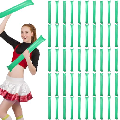 50pcs Thunder Sticks 23.62X3.94in Tragbares leichtes, verdickteres aufblasbare Thunder -Sticks Lärmhersteller für Sportveranstaltungen Basketball -Fußball -Tanzparty, Green Noise Makers für Sportvera 50pcs Thunder Sticks 23.62X3.94in Tragbares leichtes, verdickteres aufblasbare Thunder -Sticks Lärmhersteller für Sportveranstaltungen Basketball -Fußball -Tanzparty, Green Noise Makers für Sportvera von Trrymbbe