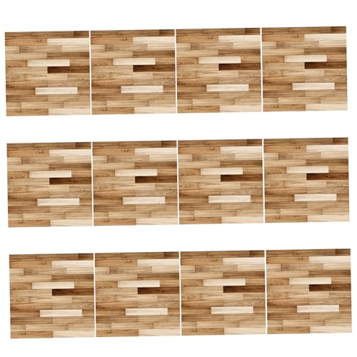 Dollhouse Wallpaper 12PCS 4 x 4 Miniaturpuppenhouse Fußboden Simulation Holz Getreide Puppenhaus Tapete Peel und Stick DIY Accessoires für Küchen Wohnzimmer Teppich Dollhouse Wallpaper 12PCS 4 x 4 Miniaturpuppenhouse Fußboden Simulation Holz Getreide Puppenhaus Tapete Peel und Stick DIY Accessoires für Küchen Wohnzimmer Teppich von Trrymbbe