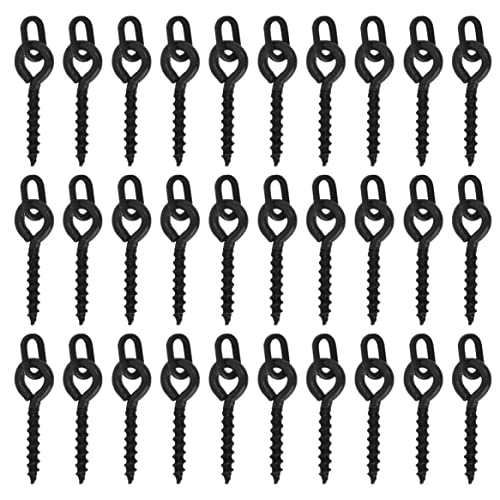 Köderschraube Fischereikarkenköder Köderschraube mit Rundverbindungsschleife Wirbel Accessoires 12mm 30pcs Köderschraube Fischereikarkenköder Köderschraube mit Rundverbindungsschleife Wirbel Accessoires 12mm 30pcs von Trrymbbe