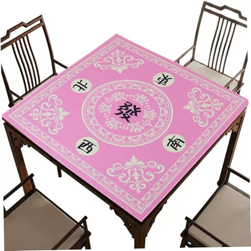 Mahjong Mat 27.6x27.6 Polyester Mahjong Tischmatte mit klaren Drucken Verblassen-resistent für Tischkartenplattenfliesenspiele, Style 1 Cover Mahjong Mat 27.6x27.6 Polyester Mahjong Tischmatte mit klaren Drucken Verblassen-resistent für Tischkartenplattenfliesenspiele, Style 1 Cover von Trrymbbe