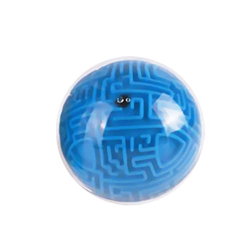 Mini 3D Magic Labyrinth Puzzle Ball Würfel Spiel Globe Sphere Bulk Labyrinth Spielzeug Brain Teaser Game Lernbildung Puzzle Spielzeug Geschenke rot (einfach) von Trrymbbe