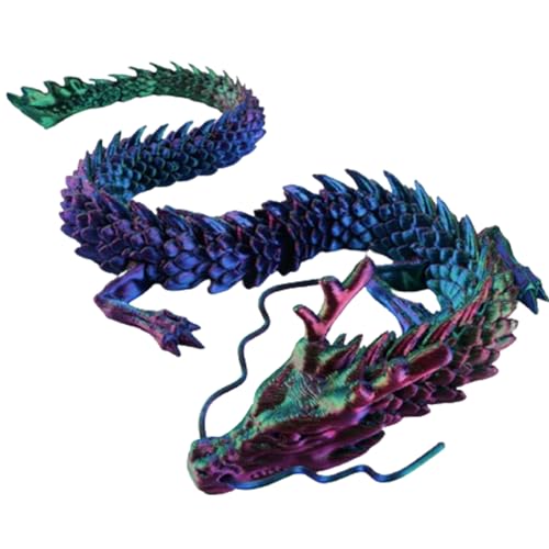 Trrymbbe 3D -Gedruckter Drache 12 Zoll Flexibler artikulierter Drache potenable Kristallspannungspflicht Spielzeug für Autodekoration Bunte 3D -gedruckte Drachen Trrymbbe 3D -Gedruckter Drache 12 Zoll Flexibler artikulierter Drache potenable Kristallspannungspflicht Spielzeug für Autodekoration Bunte 3D -gedruckte Drachen von Trrymbbe