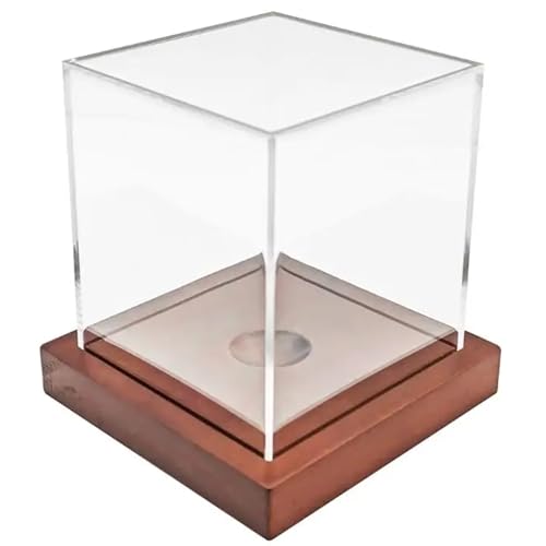 Trrymbbe Baseball -Display -Hülle, Clear Acryl -Softball -Display -Hülle mit Wood Base Stand Championship Square Box für Golf Tennis Game Ball Baseball Acryl Trrymbbe Baseball -Display -Hülle, Clear Acryl -Softball -Display -Hülle mit Wood Base Stand Championship Square Box für Golf Tennis Game Ball Baseball Acryl von Trrymbbe