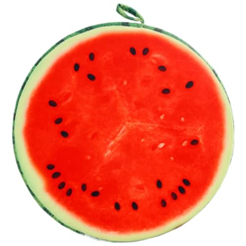 Trrymbbe Bodenkissen für Kinder, 15, 8 '' runde Wassermelonkissen Obstsitzpolster Dekorative Obstplüschmaschine Waschbar für Zuhause, Sofa, Schlafzimmer, Wohnzimmer Trrymbbe Bodenkissen für Kinder, 15, 8 '' runde Wassermelonkissen Obstsitzpolster Dekorative Obstplüschmaschine Waschbar für Zuhause, Sofa, Schlafzimmer, Wohnzimmer von Trrymbbe