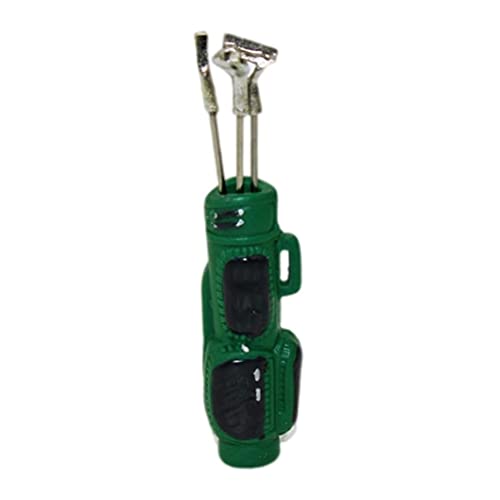 Trrymbbe Doll House Golf Clubs, Miniatur -Accessoire Golf Bag Clubs im Freien, Green, grün Trrymbbe Doll House Golf Clubs, Miniatur -Accessoire Golf Bag Clubs im Freien, Green, grün von Trrymbbe
