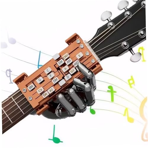 Trrymbbe Guitar-Akkord-Presse, Clip-On-Gitarrenakkord-Helfer, Plastik-Trainer mit Video-Tutorial-Anweisungen, Lernwerkzeuge für Anfänger Freunde Geschenke Trrymbbe Guitar-Akkord-Presse, Clip-On-Gitarrenakkord-Helfer, Plastik-Trainer mit Video-Tutorial-Anweisungen, Lernwerkzeuge für Anfänger Freunde Geschenke von Trrymbbe