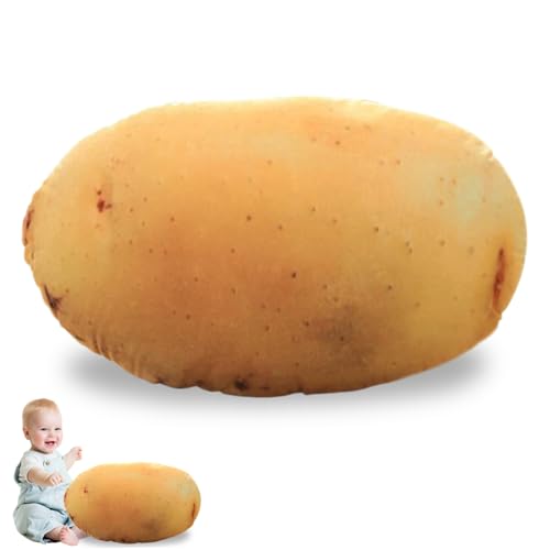 Trrymbbe Kartoffelplüsch, 22 x 14 Zoll Kartoffelkissen, realistisches gefülltes Tier, PP -Baumwollspielzeug, dekoratives Plüschspielzeug für Zuhause, Party, Büro Trrymbbe Kartoffelplüsch, 22 x 14 Zoll Kartoffelkissen, realistisches gefülltes Tier, PP -Baumwollspielzeug, dekoratives Plüschspielzeug für Zuhause, Party, Büro von Trrymbbe