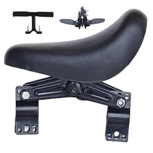 Trrymbbe Kids Bike Seat, Frontmontierkinderfahrradsitz mit faltbaren Fußpedalen und Nicht -Slip -Lenker, Abnehmbarer Fahrradansatz für Kinder Trrymbbe Kids Bike Seat, Frontmontierkinderfahrradsitz mit faltbaren Fußpedalen und Nicht -Slip -Lenker, Abnehmbarer Fahrradansatz für Kinder von Trrymbbe