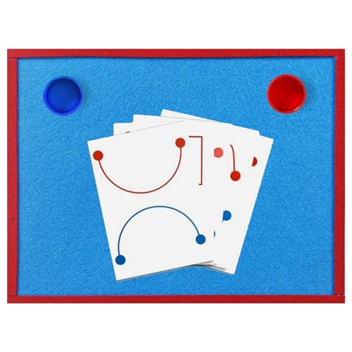 Trrymbbe Links- und rechte Hirnentwicklungskarte, lustige Gehirntraining Spielspielzeug, Handkoordination Spielzeug Fine Motor Skills Toy für Jungen Mädchen von Trrymbbe