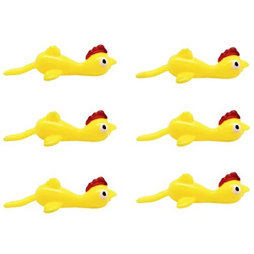 Trrymbbe Slingshot Chicken Gummi Hühner Herde Fliege Flügel aus Dehnbare Spielzeuge, lustige Weihnachtsstoffe Ostern Chicks Truthahnspielzeug Neuheiten Geschenke für Kinder 1 von Trrymbbe