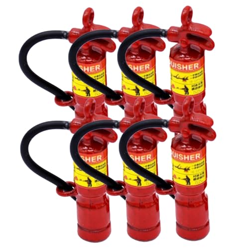Trrymbbe Spielzeug Feuerlöscher 6 PCs Mini Feuerlöscher Modell Dollhouse Möbelzubehör winzig Trrymbbe Spielzeug Feuerlöscher 6 PCs Mini Feuerlöscher Modell Dollhouse Möbelzubehör winzig von Trrymbbe