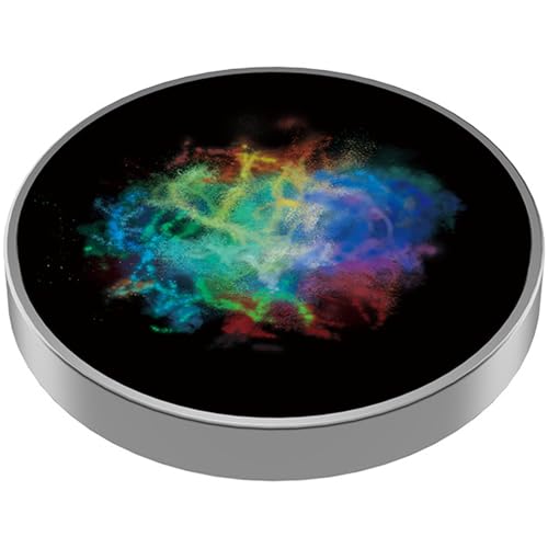 Trrymbbe Spinning Top Starry Mini Luminous Edelstahl Stress Relief Spin Top polierte tragbare Spinnhöfe für Erwachsene Kinder Geburtstagsgeschenk, Style1 von Trrymbbe
