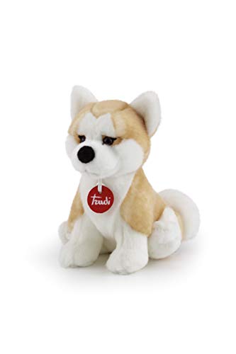 Trudi 22663 Klassik Plüschhund Akita Ascanio ca. 21 cm, Größe S, hochwertiges Stofftier mit weichen Materialien, Plüschtier mit realistischen Details, waschbar, Kuscheltier für Kinder, Beige/Weiß Trudi 22663 Klassik Plüschhund Akita Ascanio ca. 21 cm, Größe S, hochwertiges Stofftier mit weichen Materialien, Plüschtier mit realistischen Details, waschbar, Kuscheltier für Kinder, Beige/Weiß von Trudi