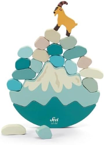 Sevi Dolomiti Balance | Trudi by Holzspielzeug für Kinder ab Zwei Jahren. Holz aus den Dolomiten | 23x5,5x19cm Nature | Modello 87861 von Trudi
