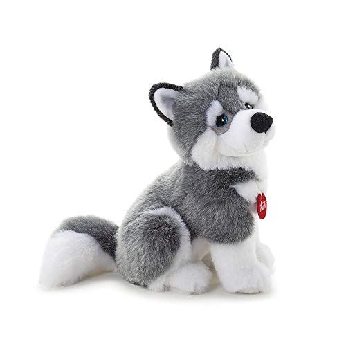 Trudi Husky Marcus Hund Plüschtier Spiel, Weihnachts- und Geburtstagsgeschenk | 18x26x20cm Grosse M | Klassische Plüschhunde | Modell 22272 von Trudi