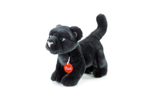 Trudi Pantera Iris Pantera Mascotte Peluche, Regalo di Natale e Compleanno. | 12x19x26cm Taglia S | Animali Esotici Tropicali | Modello 27561 von Trudi