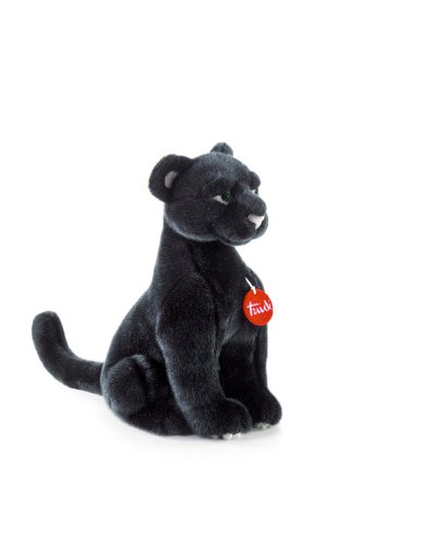 Trudi Pantera Iris Pantera Mascotte Peluche, Regalo di Natale e Compleanno. | 19x30x23cm Taglia M | Animali Esotici Tropicali | Modello 27562 von Trudi