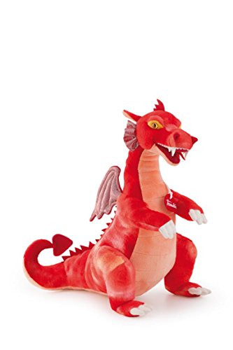 Trudi 18002 Plüsch Drache Rot 32x37x18 cm, Größe M, hochwertiges Stofftier mit weichen Materialien und zahlreichen, eindrucksvollen Details, waschbar, Kuscheltier für Kinder Trudi 18002 Plüsch Drache Rot 32x37x18 cm, Größe M, hochwertiges Stofftier mit weichen Materialien und zahlreichen, eindrucksvollen Details, waschbar, Kuscheltier für Kinder von Trudi