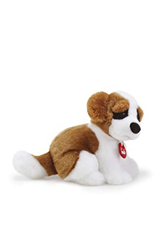 trudi 22325 San Bernardo Klassik Plüschhund Bernhardiner Bob ca. 20 cm, Größe S, hochwertiges Stofftier mit weichen Materialien, Plüschtier mit realistischen Details, waschbar, Kuscheltier für Kinder von Trudi