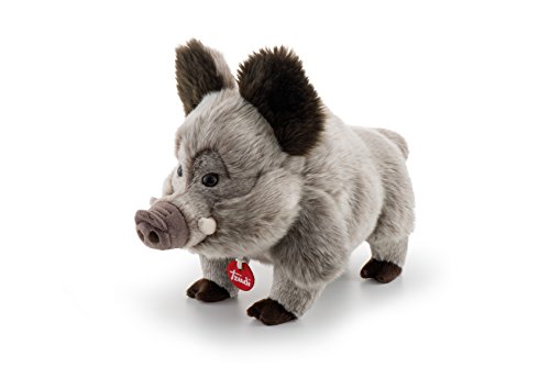 Trudi 24848 Wildschwein Levante Plüsch, Grey, 35 cm von Trudi