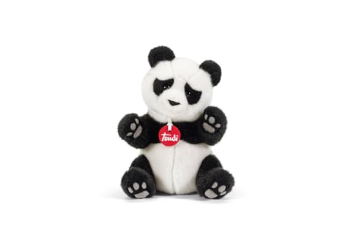 trudi TUD26515 Größe S, Panda Kevin-Weiß/Schwarz, ca. 16 x 21 x 12 cm von Trudi