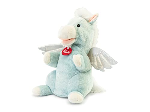 Trudi 29307 Azure Handpuppe Pegasus, hellblau von Trudi