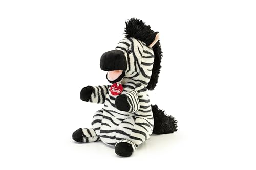 Trudi 29309 Handpuppe Zebra, schwarz und weiß, S von Trudi