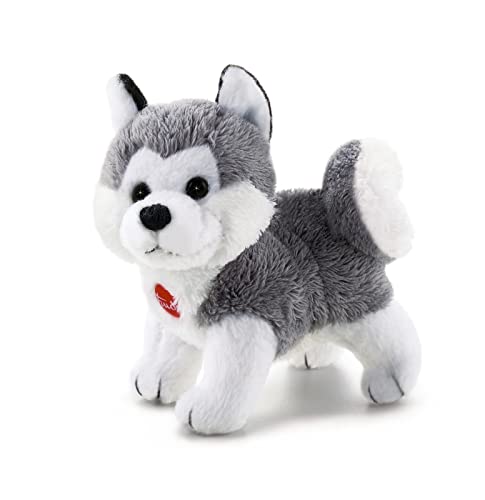Trudi 51025 Sweet Collection Kleiner Husky ca. 8 cm, Größe XXS, Stofftier mit weichen Materialien und liebevollen Details, Plüschtier waschbar, Kuscheltier für Kinder & Babys, Grau/Weiß Trudi 51025 Sweet Collection Kleiner Husky ca. 8 cm, Größe XXS, Stofftier mit weichen Materialien und liebevollen Details, Plüschtier waschbar, Kuscheltier für Kinder & Babys, Grau/Weiß von Trudi