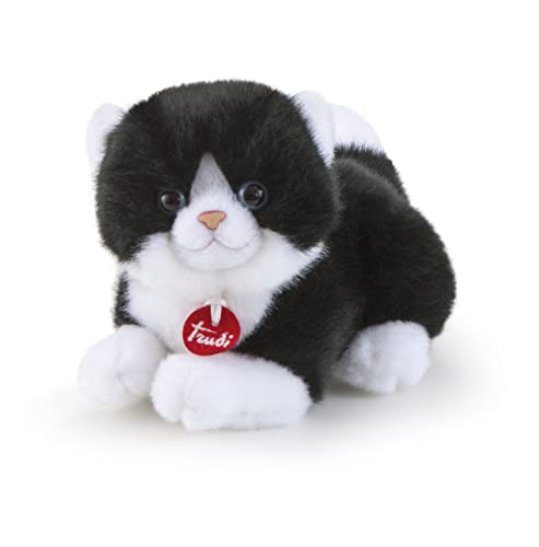 Trudi , Trudino Black and White Cat: Plush Kitten, Christmas, Baby Shower, Birthday or Christening Gift for Kids, Plush Toys, Suitable from Birth von John Adams