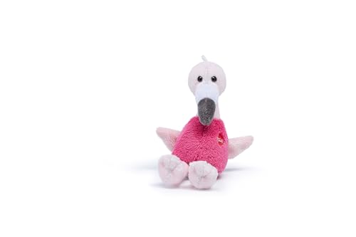 Trudi Sweet Collection 51340 Mini Plüsch Flamingo 5 x 10 x 7 cm, Größe XXS, Plüschfigur Deluxe mit realistischen Details, hochwertiges Kuscheltier mit Schlaufe, als Anhänger möglich, waschbar, Rosa Trudi Sweet Collection 51340 Mini Plüsch Flamingo 5 x 10 x 7 cm, Größe XXS, Plüschfigur Deluxe mit realistischen Details, hochwertiges Kuscheltier mit Schlaufe, als Anhänger möglich, waschbar, Rosa von Trudi