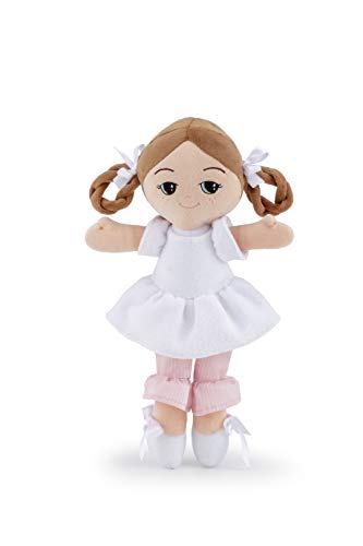 Trudi 64458 - Stoffpuppe mit weißem Kleid cm 18X32X6 von Trudi