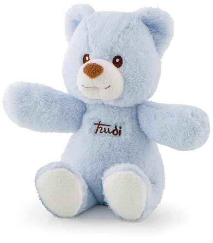 Trudi 8006529181253 Bär Plüsch mit Spieluhr, Blau von Trudi