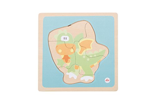 Trudi 82953 4in1 Draghetto Puzzle, 15 x 2 x 15 cm von Trudi