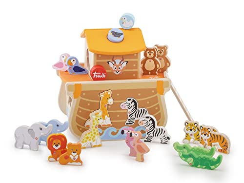 Trudi Arche Noah | Sevi | Holzspielzeug für Kinder von einem Jahr. Sevi Geschenke für Kinder in den ersten Monaten | 24x24x17cm | Infant Toys | Modell 88015 Trudi Arche Noah | Sevi | Holzspielzeug für Kinder von einem Jahr. Sevi Geschenke für Kinder in den ersten Monaten | 24x24x17cm | Infant Toys | Modell 88015 von Trudi