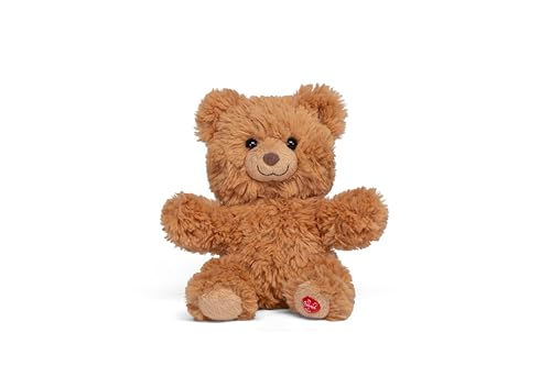 Trudi Bär Marlon Teddybär aus Plüsch, Geschenk zum Geburtstag, zu Weihnachten und zum Valentinstag | 14x16x8cm Grosse XS | Bussini | Modell 19672 von Trudi