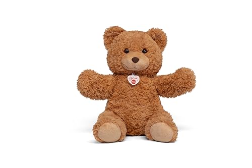 Trudi Bär Marlon Teddybär aus Plüsch, Geschenk zum Geburtstag, zu Weihnachten und zum Valentinstag | 30x36x36cm Grosse M | Bussini | Modell 19674 von Trudi