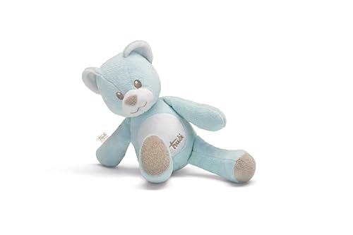 Trudi Blauer Cremino-Bär Baby Teddybär Plüsch, Geburtsgeschenk 0+ Neugeborene | 36x17x12cm Größe M Baby | Modell 28169 von Trudi