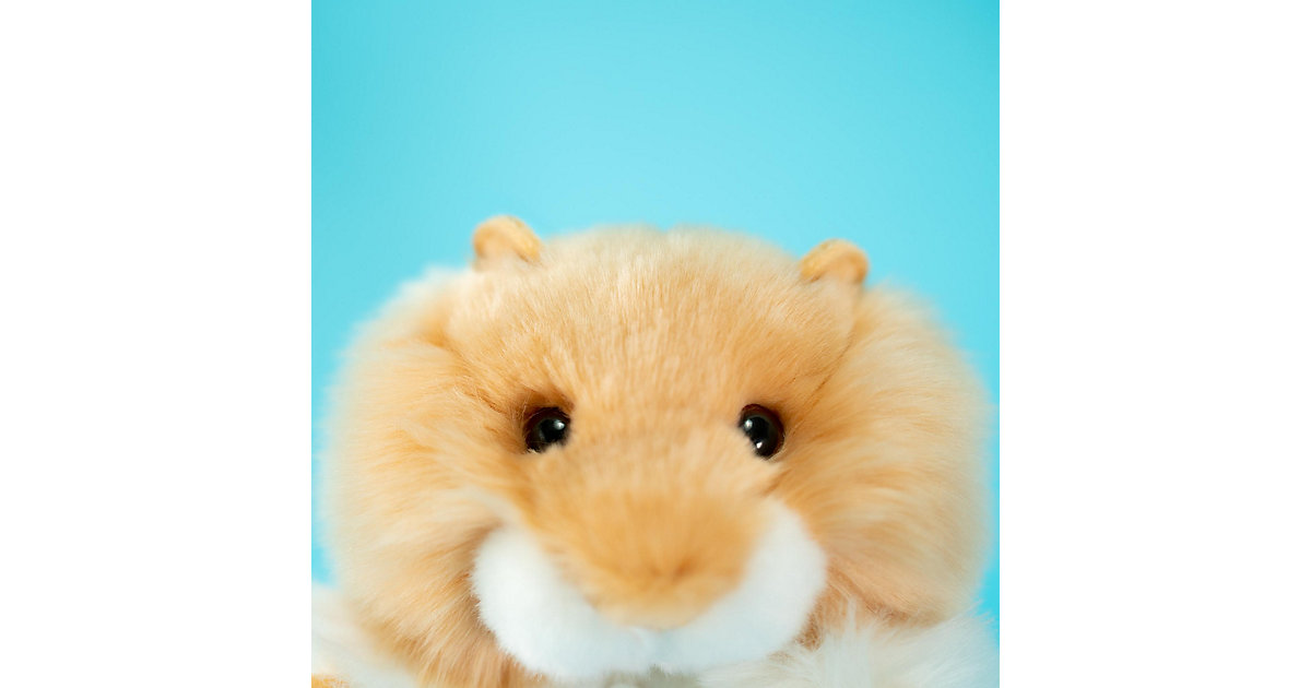 Trudi Fluffies Plüschtier Hamster ca. 20 cm (Größe S) (TUDN6000) hellbraun von Trudi