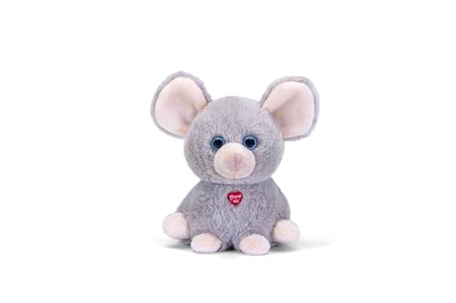 Trudi Maus Plüschtier, Geschenk zum Geburtstag, zu Weihnachten und zum Valentinstag | 13x15x14cm Grosse XS | Bussini | Modell 18189 von Trudi