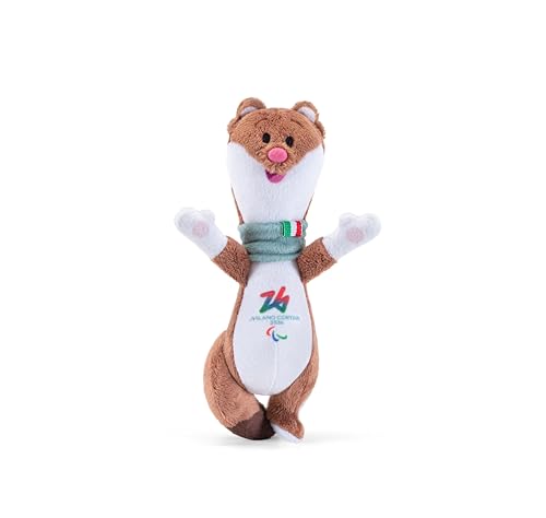 Trudi Milano Cortina 2026 Paralympische Winterspiele Maskottchen | 18x12x6 cm Größe XS | Modell 68255 von Trudi