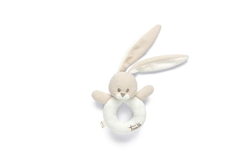 Trudi Rassel Hase Elfenbein Baby Teddybär Plüsch, Geburtsgeschenk 0+ Neugeborene | 13x6x13cm Größe XS Baby | Modell 28149 von Trudi